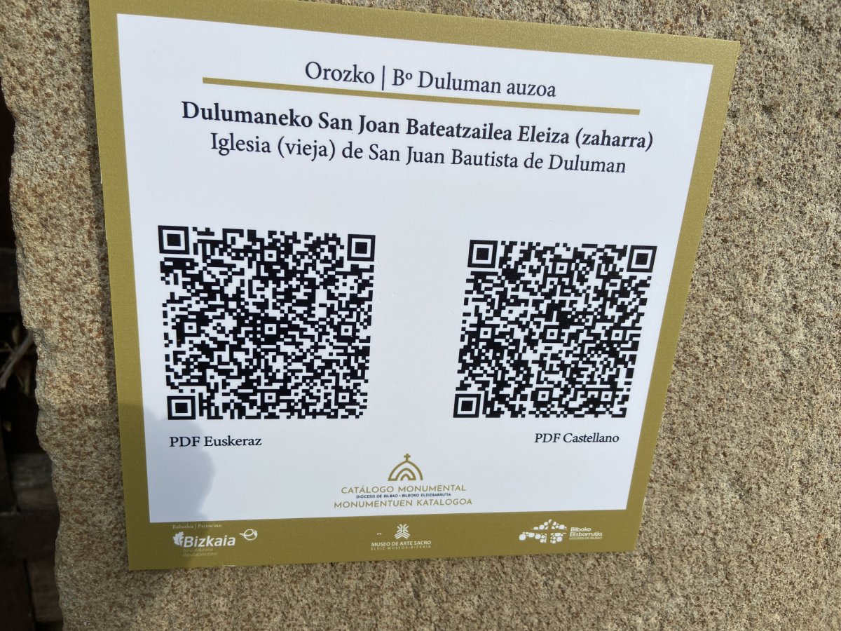 Dulumaneko San Juan Bataiatzailea Eliza (Zaharra). Orozko