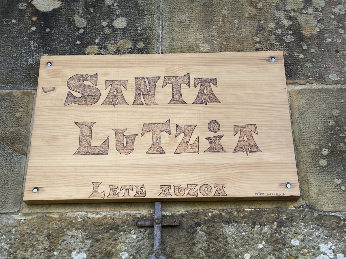 Santa Luzia Ermita. Eskoriatza (Lete)