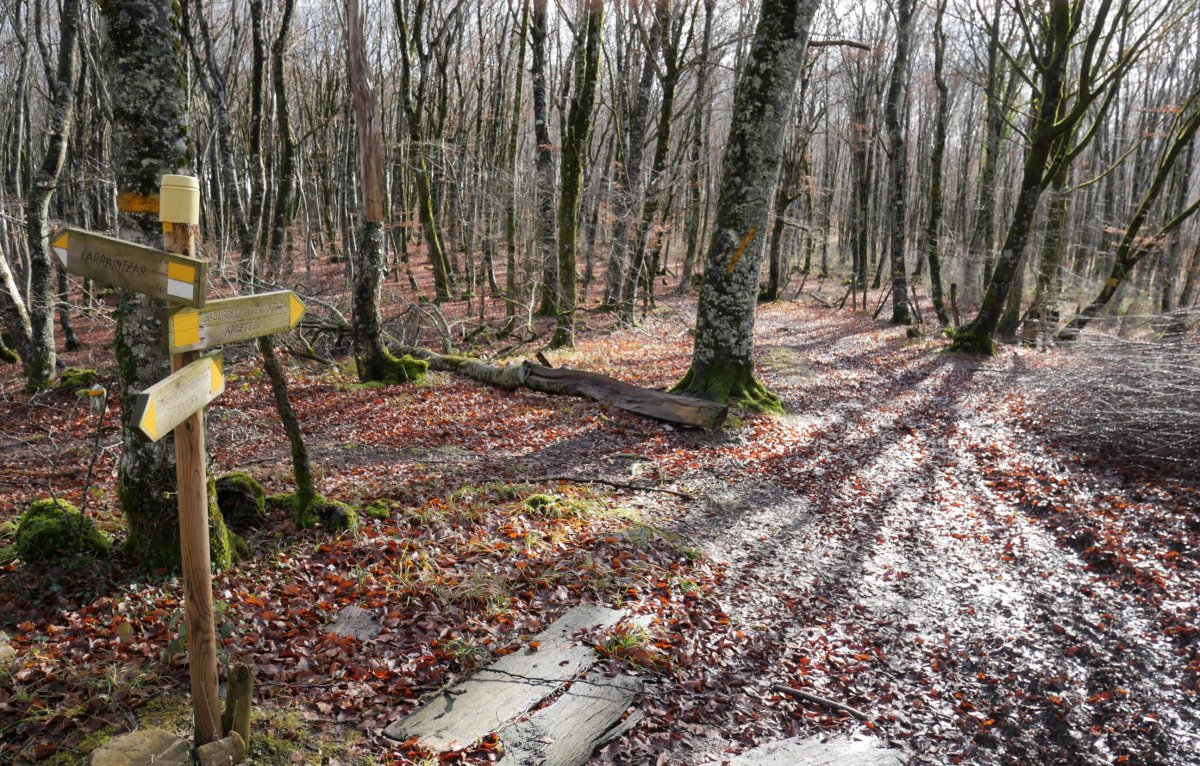Beuntzako lepoko bidegurutzea