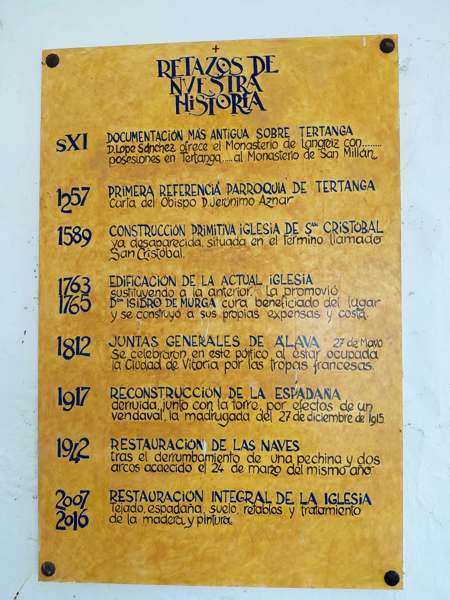 San Cristobal Eliza. Amurrio (Tertanga)