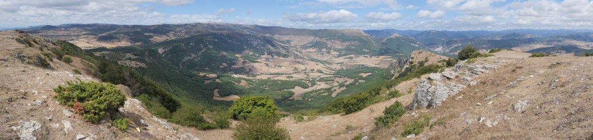 Ollaran bailara Mortxe tontorretik