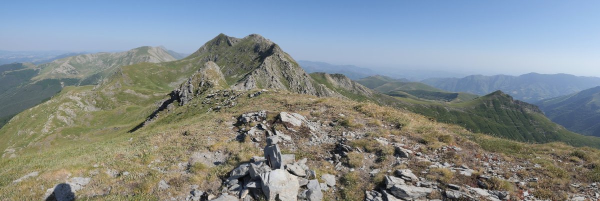 Keleta tontorreko panoramika, iparraldera begira