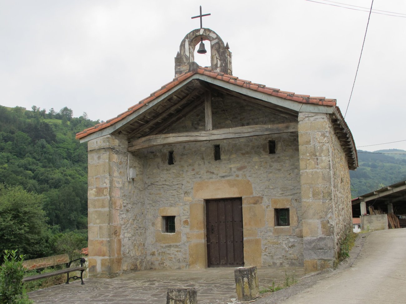 Aingeru Guardakoa ermita Los Lombanos auzoan