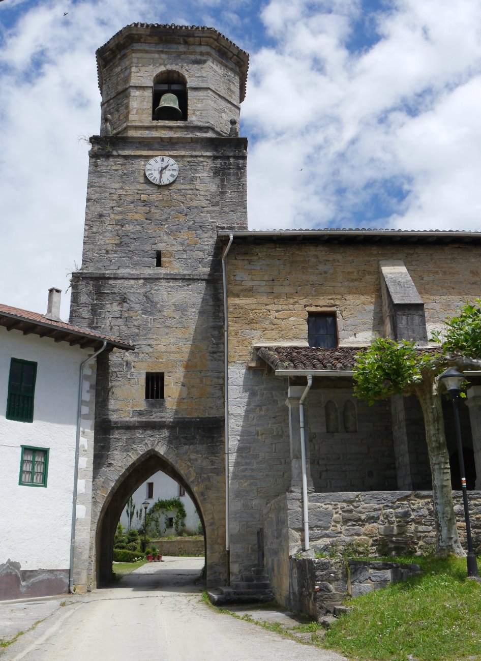 San Migel eliza, Arribe